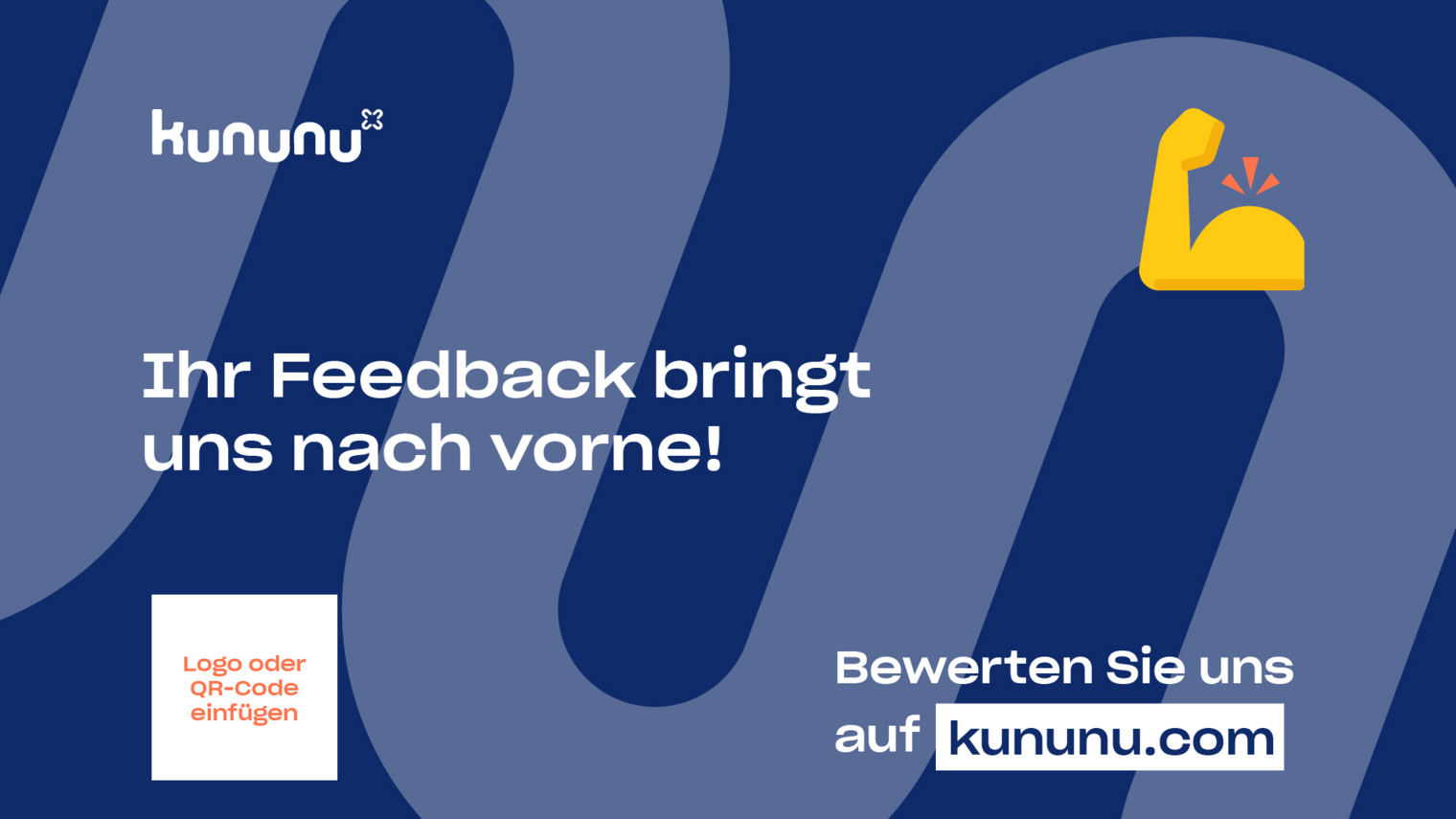 kununu-Anzeige mit dem Aufruf, Feedback zu Arbeitgeber:innen zu geben 